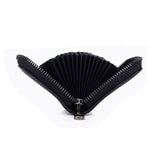 PURDORED 1 pc Men Business Card Holder Genuine Leather Credit Card Holder Women Zipper Pocket Unisex Card Case Zipper Coin Purse