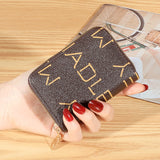 Women Bank Card Holder Little Bee Card Wallet 9 Bits Rfid Blocking Wallet Credit Bussiness Card Holder Large-capacity Coin Purse