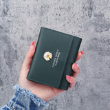 Korean Short MINI Wallet Female Spring New Arrival Pendant Thin Wallet Card Holder Small Fresh Student Buckle Coin Purse