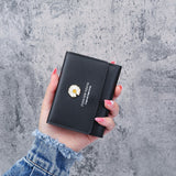 Korean Short MINI Wallet Female Spring New Arrival Pendant Thin Wallet Card Holder Small Fresh Student Buckle Coin Purse