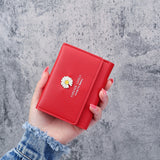 Korean Short MINI Wallet Female Spring New Arrival Pendant Thin Wallet Card Holder Small Fresh Student Buckle Coin Purse