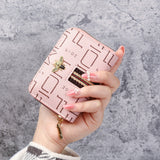 Women Bank Card Holder Little Bee Card Wallet 9 Bits Rfid Blocking Wallet Credit Bussiness Card Holder Large-capacity Coin Purse