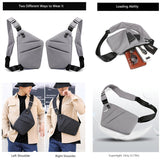 Ultra thin anti-theft small chest bag