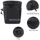 Tactical Molle Drawstring Magazine Dump Pouch Adjustable Military Utility Belt Fanny Hip Holster Bag Outdoor Ammo Pouch