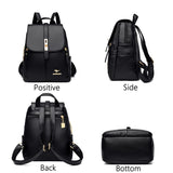 Winter 2021 New Women Leather Backpacks Fashion Shoulder Bags Female Backpack Ladies Travel Backpack School Bags For Girls