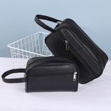 Men Handbag Fashion PU Leather Solid Color Phone Wristlet Bag 2021 Casual Toiletry Bag Small Purse Handbags Wallet