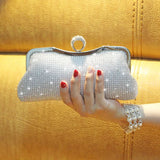 Diamonds Evening Bags Finger Ring Small Clutch Chain Shoulder Bag Rhinestones Party Wedding handbags lady Evening Clutch Bags