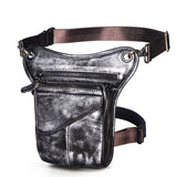 Oil Wax Real Leather Cross-body Bag