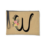 Alphabet Flowers Clutches for Women Handbags Linen Ladies Wristlets Fashion Bag Holder Clutch Envelope Elegant Cosmetic Bags