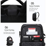 OIWAS Travel Multifunction Backpack Fashion Zipper Open Bag Men&#39;s Backpack Laptop High Quality Male Women Business Classic Bags