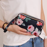 3 Zipper Women Waterproof Purse Cell Pouch Handbag Wallet Wristlet Bag Women's Fabric Coin Purse Bag Mobile Wallet Clutch Bag