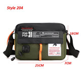 Men's Bag Messenger Bag Male Waterproof Nylon Camouflage Satchel Over the Shoulder Crossbody Bags Handbag Mini Briefcase XA99WC