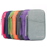 Travel Wallet Big Capacity Passport Cover Documents Card Holder Wristlets Clutch Passport Organiser Case Card packing cubes