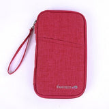 Travel Wallet Big Capacity Passport Cover Documents Card Holder Wristlets Clutch Passport Organiser Case Card packing cubes