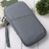 Travel Wallet Big Capacity Passport Cover Documents Card Holder Wristlets Clutch Passport Organiser Case Card packing cubes