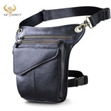 Oil Wax Real Leather Cross-body Bag