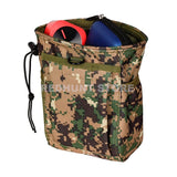 Tactical Molle Drawstring Magazine Dump Pouch Adjustable Military Utility Belt Fanny Hip Holster Bag Outdoor Ammo Pouch