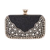 Diamond Wedding Clutch Purse Luxury Women Handbag Design Party Shoulder Bag Flower Hollow Out Pattern Ladies Evening Bag ZD2078