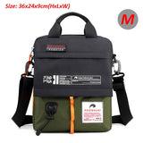 Men's Bag Messenger Bag Male Waterproof Nylon Camouflage Satchel Over the Shoulder Crossbody Bags Handbag Mini Briefcase XA99WC