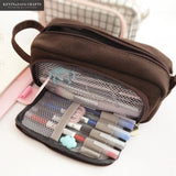 20 Colors Large Capacity Pencil Case Kawaii Pencilcase School Pen Case Supplies Pencil Bag School Box Pencils Pouch Stationery