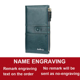 Name Engrave Women Wallets