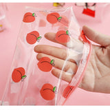 Big Waterproof Transparent Pencil Case PVC Stationery Gift Girls Students Pencil Bag Kawaii Makeup Cosmetic Bag Travel Bags