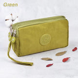 Fashion Women Wallets Fabric Canvas Zipper Coin Purse Pocket Girls Money Bags Flower Pattern Lady Wristlet Wallet Card Money Bag