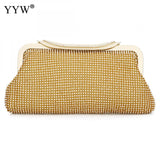 Women Evening Clutch Bag Diamond Clutch Female Silver Day Clutch Wedding Purse Party Banquet Black/Gold Bolsas Mujer 2019