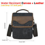 Quality Original Leather Male Casual Shoulder Messenger bag Cowhide Fashion Cross-body Bag 8&quot; Pad Tote Mochila Satchel bag 144