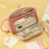 Large Capacity Pencil Case Kawaii Pencil Cases School Students Pen Case Supplies Pencil Storage Bag Box Pencils Pouch Stationery