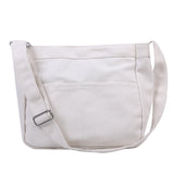 Large Capacity Students Canvas Shoulder Bags Female Handbags Korean Satchel Cotton Cloth Crossbody Bag Women 2022 School Bag