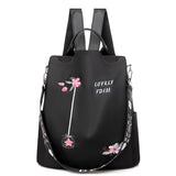 NEW Fashion Anti Theft Women Backpack Durable Fabric Oxford School Bag Pretty Style Girls School Backpack Female Travel Backpack