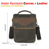 Quality Original Leather Male Casual Shoulder Messenger bag Cowhide Fashion Cross-body Bag 8&quot; Pad Tote Mochila Satchel bag 144