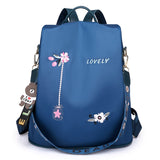 NEW Fashion Anti Theft Women Backpack Durable Fabric Oxford School Bag Pretty Style Girls School Backpack Female Travel Backpack