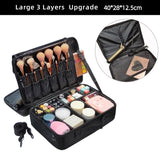 New Upgrade Large Capacity Cosmetic Bag Hot-selling Professinal Women Travel Makeup Case