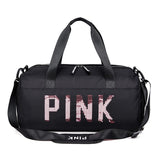 New Sequins Pink Gym Bag