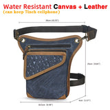 Oil Wax Real Leather Cross-body Bag