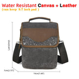 Quality Original Leather Male Casual Shoulder Messenger bag Cowhide Fashion Cross-body Bag 8&quot; Pad Tote Mochila Satchel bag 144