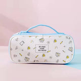 Stationary Pen Storage Bag Pen Pencil Bag Multi Layer Large Capacity Cosmetic Travel Storage Bag Simple Plaid Pencil Case