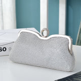 Women Evening Clutch Bag Diamond Clutch Female Silver Day Clutch Wedding Purse Party Banquet Black/Gold Bolsas Mujer 2019