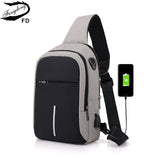 Small usb charge shoulder bag